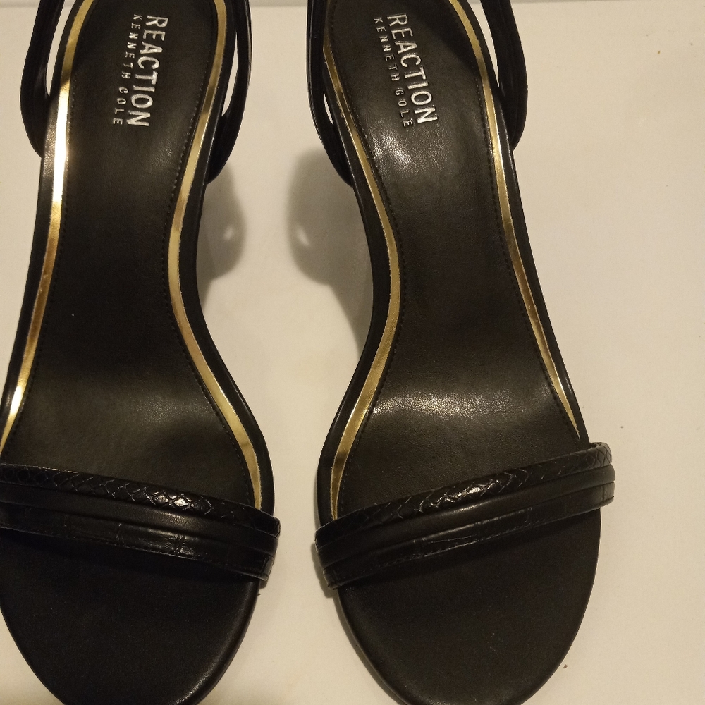 Women's Black Sandal Heel